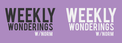 WeeklyWonderings
